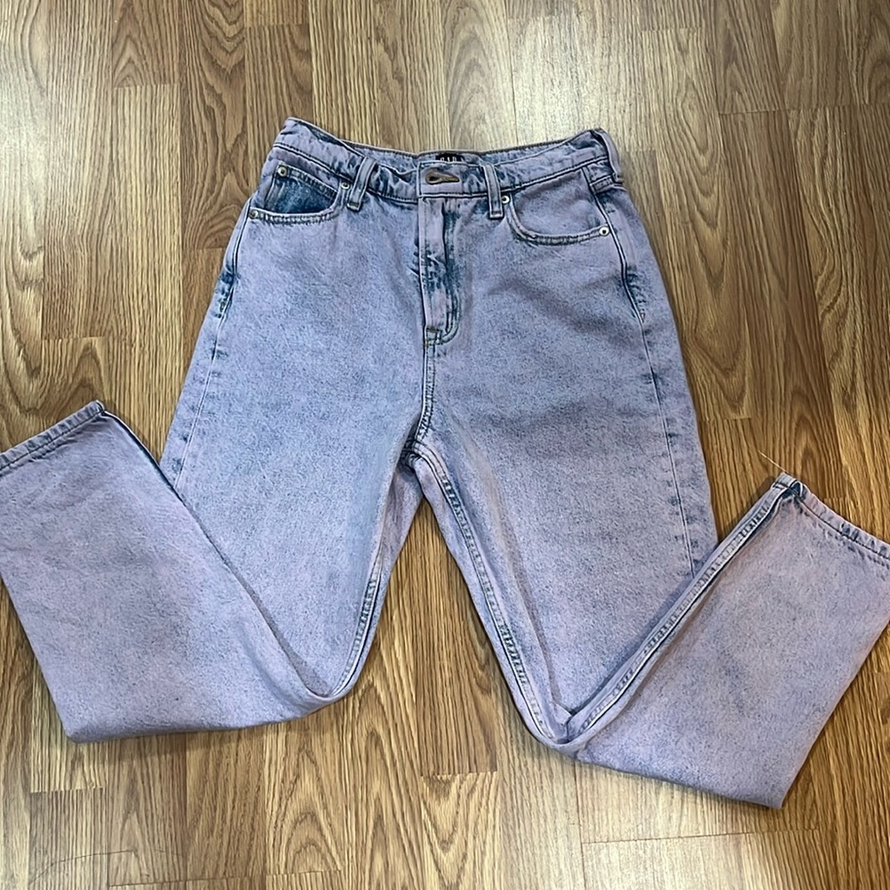 GAP mom jeans size 27/7 with purple tint